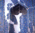 تبريز، مسجد کبود، 1465م، نيمکار