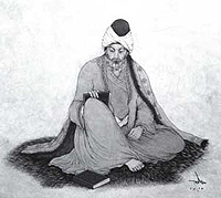 نگاره (کار حسين بهزاد ):مولانا جلال الدين محمد بلخى ، تهران ،1336 ه ش.