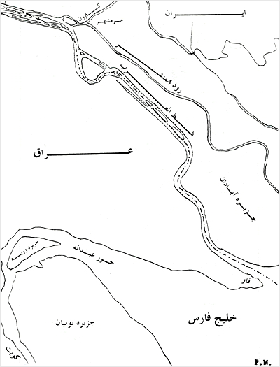 نمونه ای از مرز رودخانه ای بر اساس خط کاتالوگ

