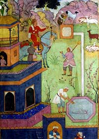 نقاشى مينياتورى قصر پادشاهان درفرهنگ هندو-مغول
