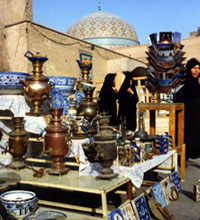 
بازار سُنتی و صنايع‌دستی يزد در جوار مسجد جامع كبير يزد، يزد