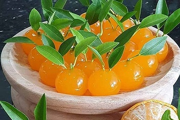 طرز تهیه ژله با آب پرتقال