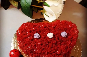 کیک ردولوت مخصوص ولنتاین