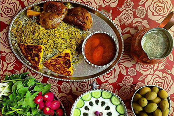 باقالی پلو با ماهیچه، غذای سنتی ایرانی