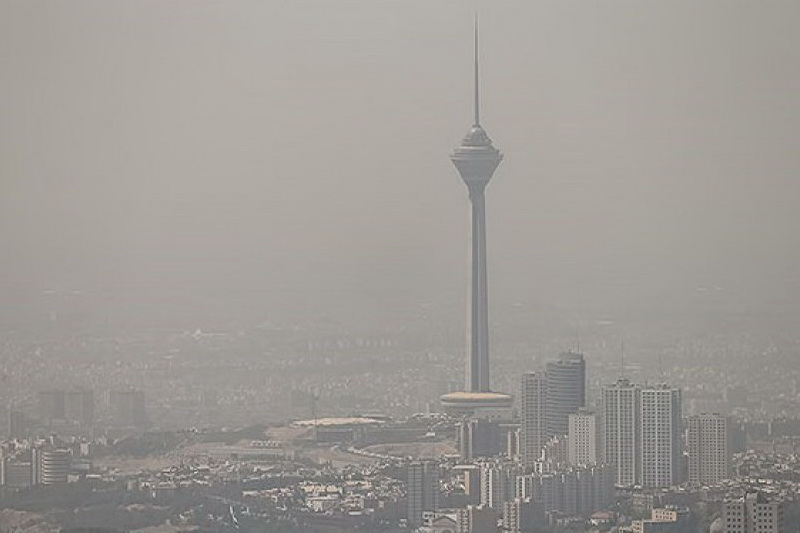 کیفیت هوای پایتخت؛ ناسالم برای گروه‌های حساس