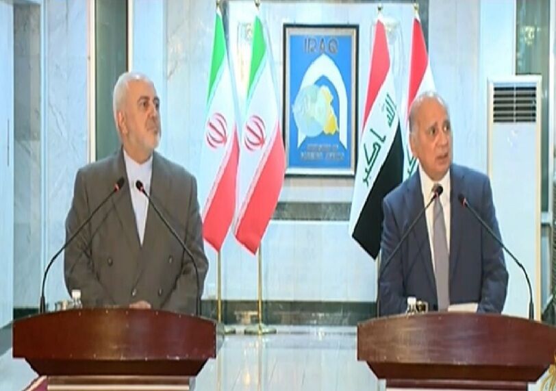 ظریف: ایران و عراق باید در برابر تهدیدهای تروریستی آماده باشند