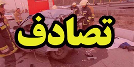 تصادف زنجیره‌ ای ۲۵ خودرو در تهران