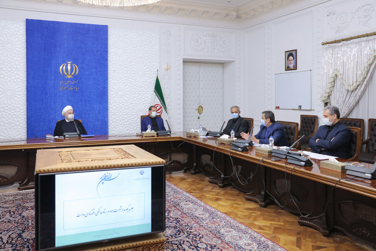روحانی: اجازه نمی‌ دهیم تکانه‌ های اقتصادی توسعه کشور را تحت تأثیر قرار دهد