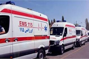 استقرار آمبولانس در میادین تهران در پی آلودگی هوا