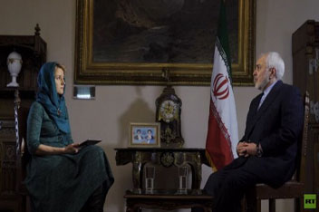 ظریف در گفت وگو با شبکه روسیا الیوم: دولت جدید آمریکا روابط دوجانبه با تهران را در "مسیر درست" پیش ببرد