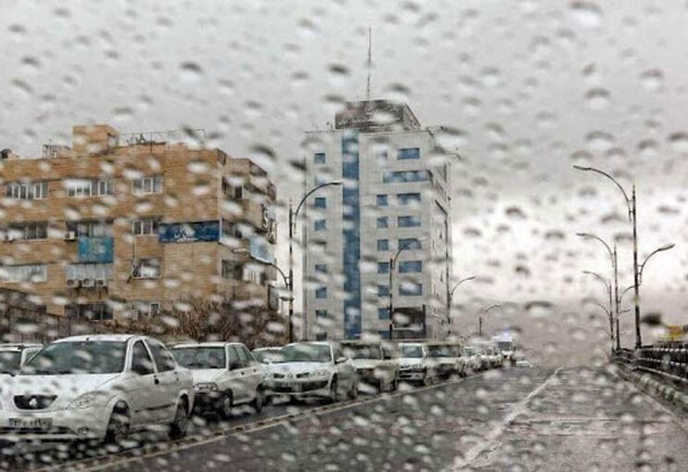 شروع بارندگی در ایران