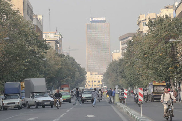 آلودگی هوای تهران با اُزُن