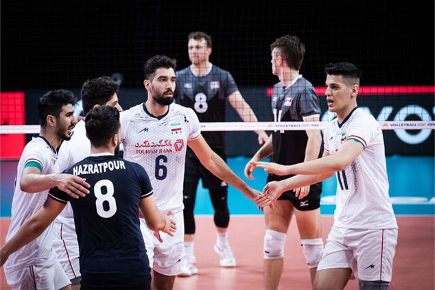 ایران 3 - 0 آمریکا / پنجمین پیروزی پیاپی برای والیبال ایران