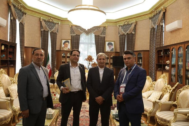 دیدار هیئت مدیره شرکت دانش بنیان زنجیره بلوکی سبحان با سرکنسولگر ایران در استانبول