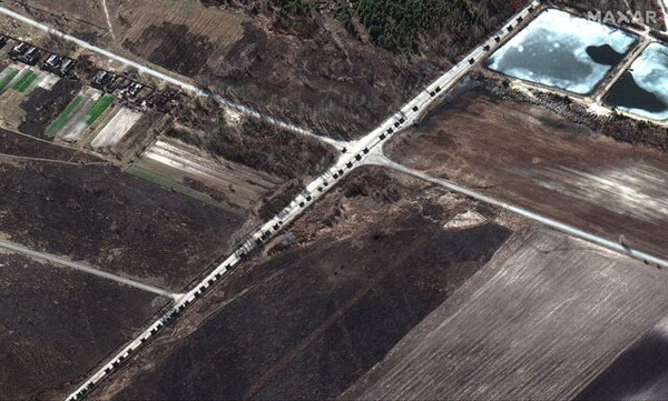 ششمین روز حمله روسیه به اوکراین / کاروان ۶۴ کیلومتری نظامیان روسی در راه کی‌یف