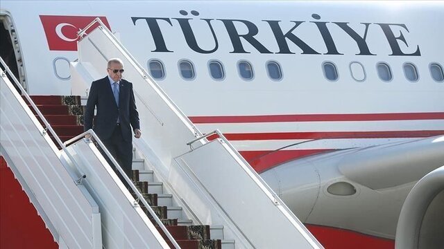 رجب طیب اردوغان وارد تهران شد