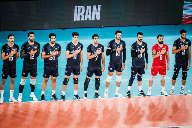 پیروزی مردان والیبال ایران مقابل مصر