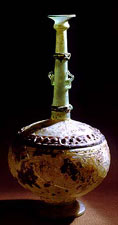 كوزه شيشه‌اي، كشف شده در خراسان، مربوط به قرون 5-4 هجرى