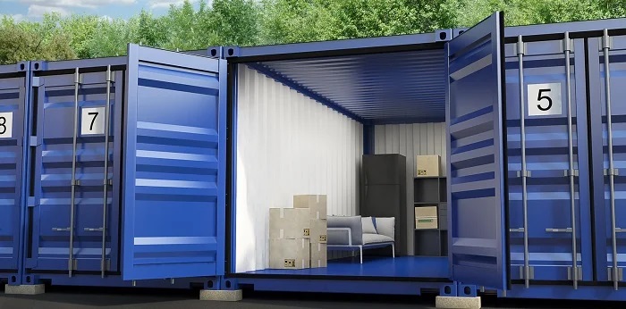 نمایی از انبار کانتینری امن برای اجاره در تهران