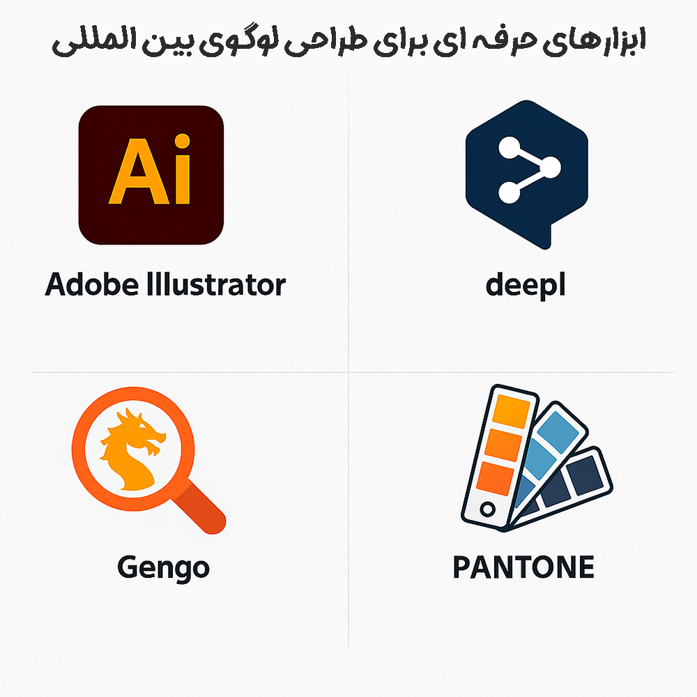 ابزارهای حرفه ‌ای برای طراحی لوگوی بین ‌المللی