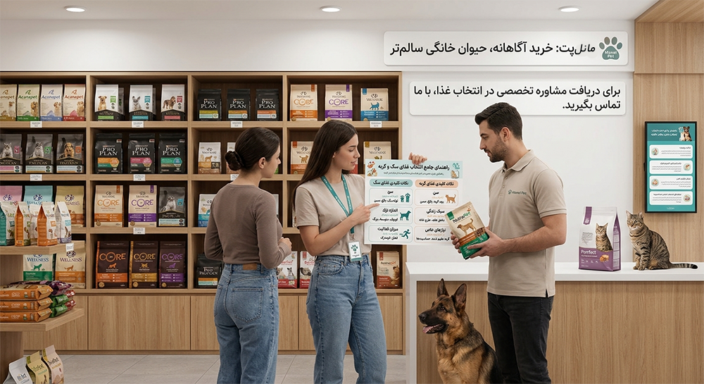 انتخاب غذای مناسب