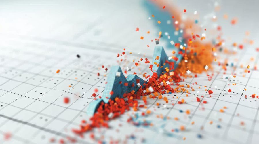 A graph falling from a graphAI-generated content may be incorrect.