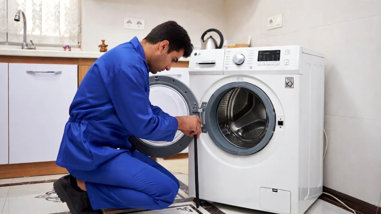 استفاده از ماشین لباسشویی اسنوا ۸ کیلویی