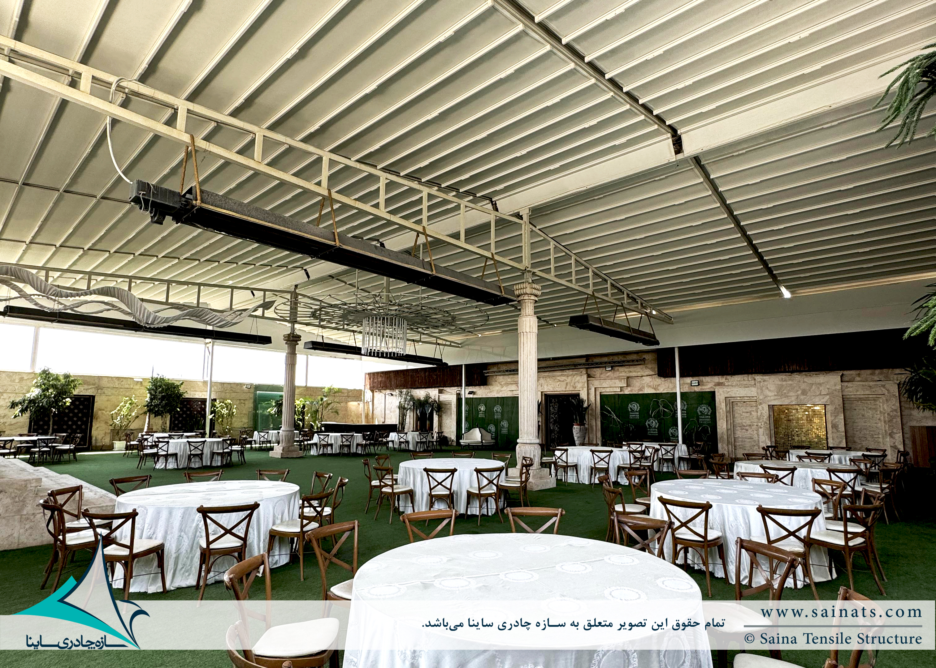 سقف متحرک تالار