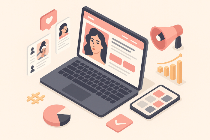 طراحی سایت سالن زیبایی