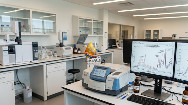 تزریق نمونه روغن و کار با دستگاه طیف‌سنج FTIR جهت پایش نیتراسیون و اکسیداسیون