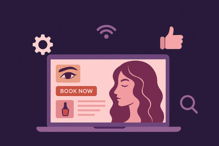 راه‌حل‌های هوشمند در طراحی سایت سالن زیبایی